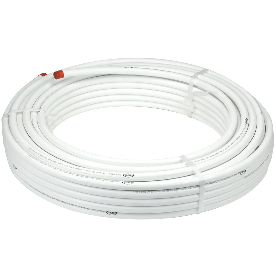 Tubería PEX multicapa 16x2 mm, rollo de 50 m