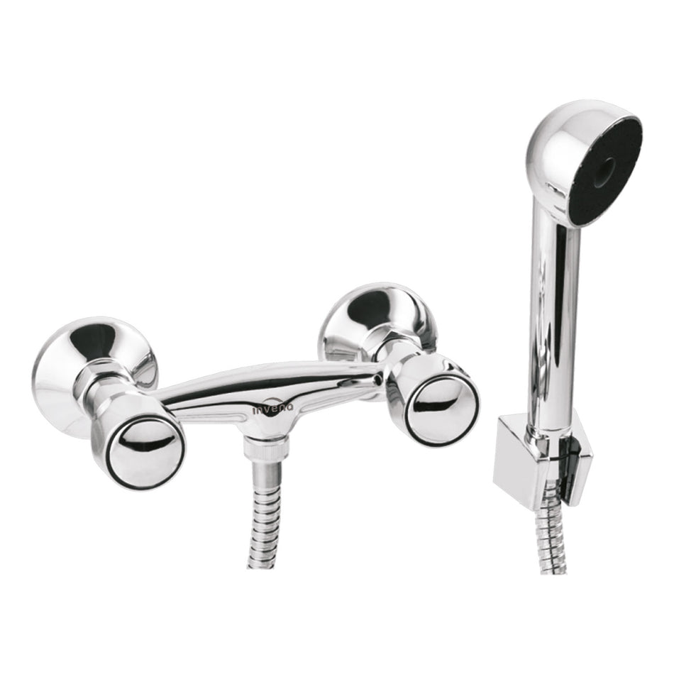 Bathroom Shower Mixer Tap Wall Mounted Single Lever Handle