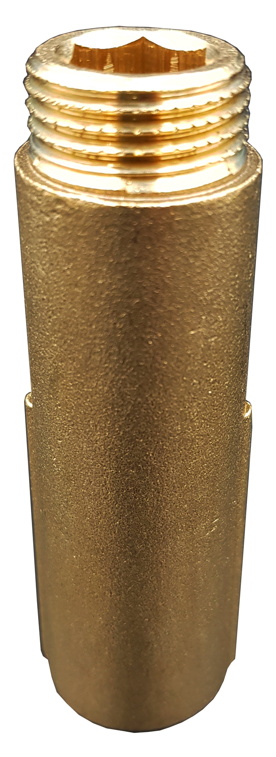 70mm x 1/2 Inch Tap Pipe Thread Extension Female x Male Cast Iron Brass Extender