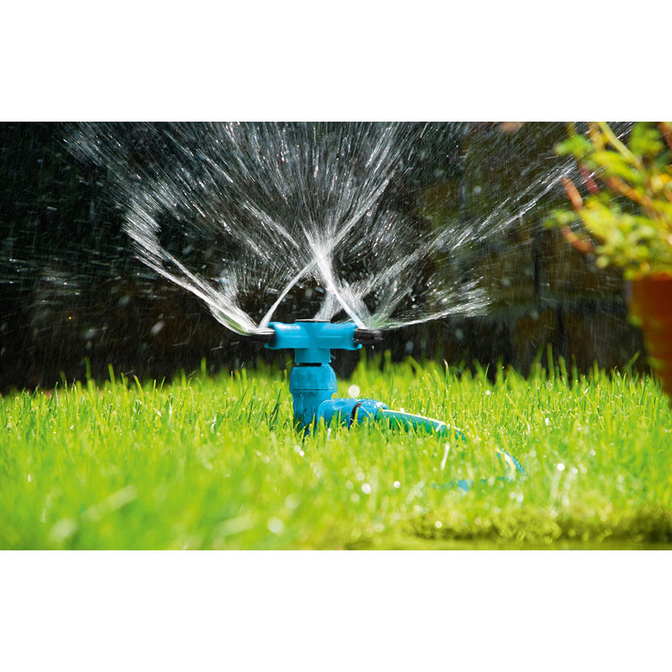 Adjustable Speed Rotating 3 Arm Sprinkler Garden/lawn 360 Degree