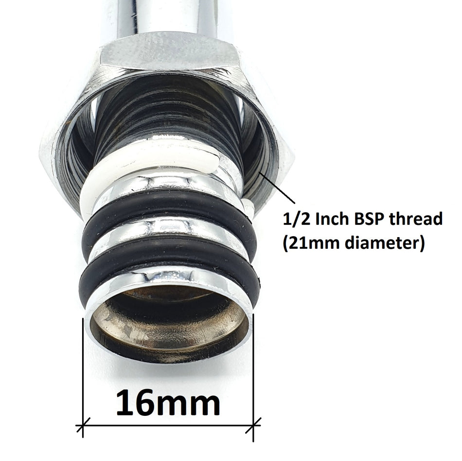 1/2 Inch 300mm Tap Spout Bottom Outlet S-type Replacement Kitchen Bathroom Faucet