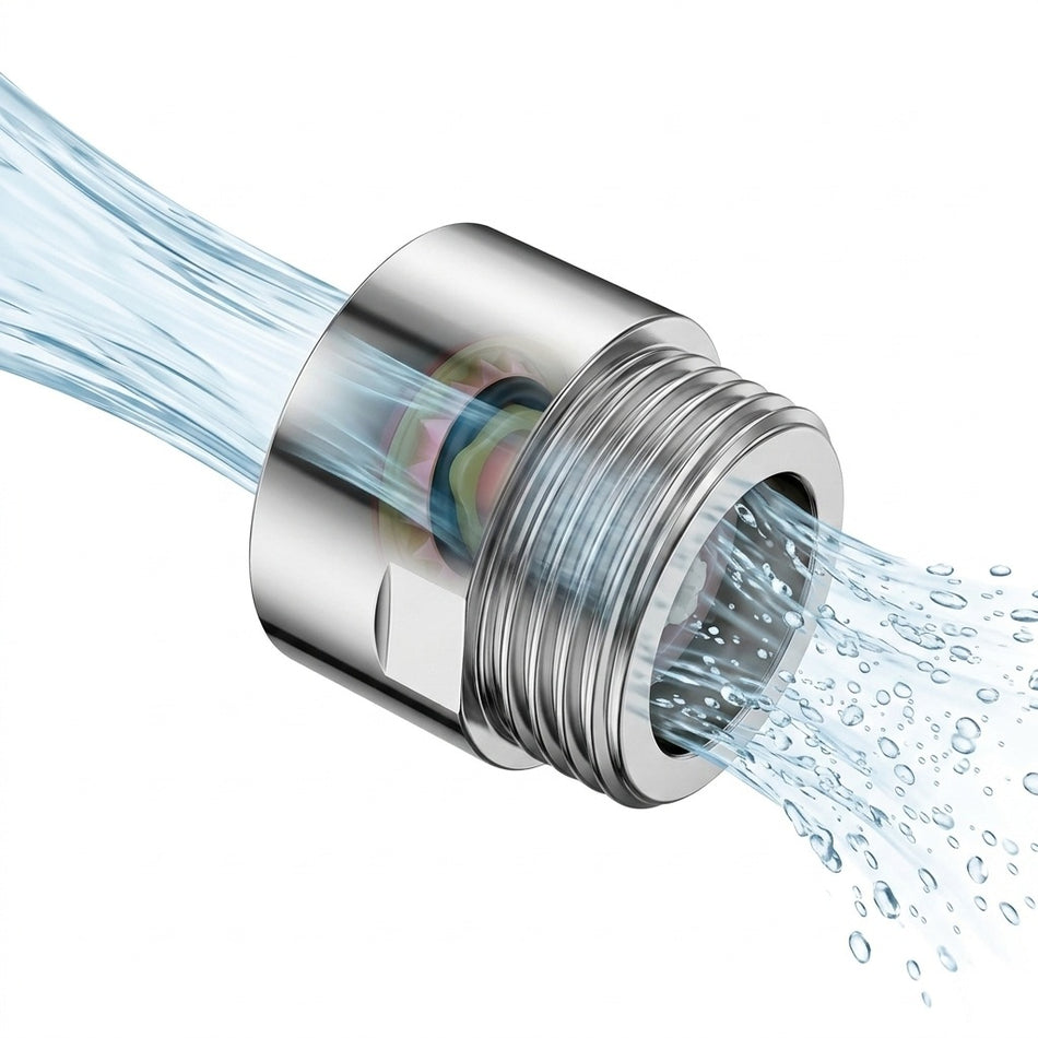1/2" BSP Risparmio Idrico Doccia Flusso Regolatore 50% Consumo Riduttore