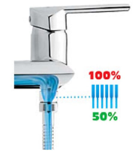 1/2 Inch Shower Flow Reducer Regulator Water Saving  50% Flow Reduction