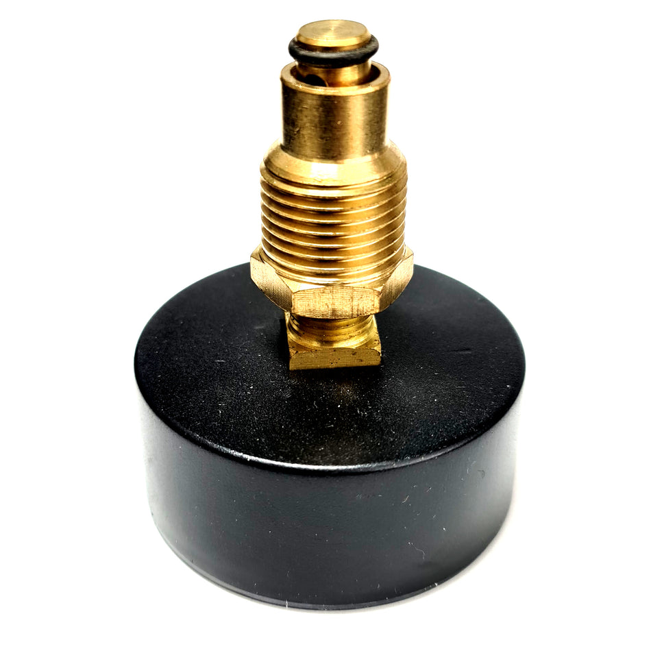 63mm 6 Bar 120C Thermo Pressure Gauge 1/2 Inch BSP Rear Entry Manometer