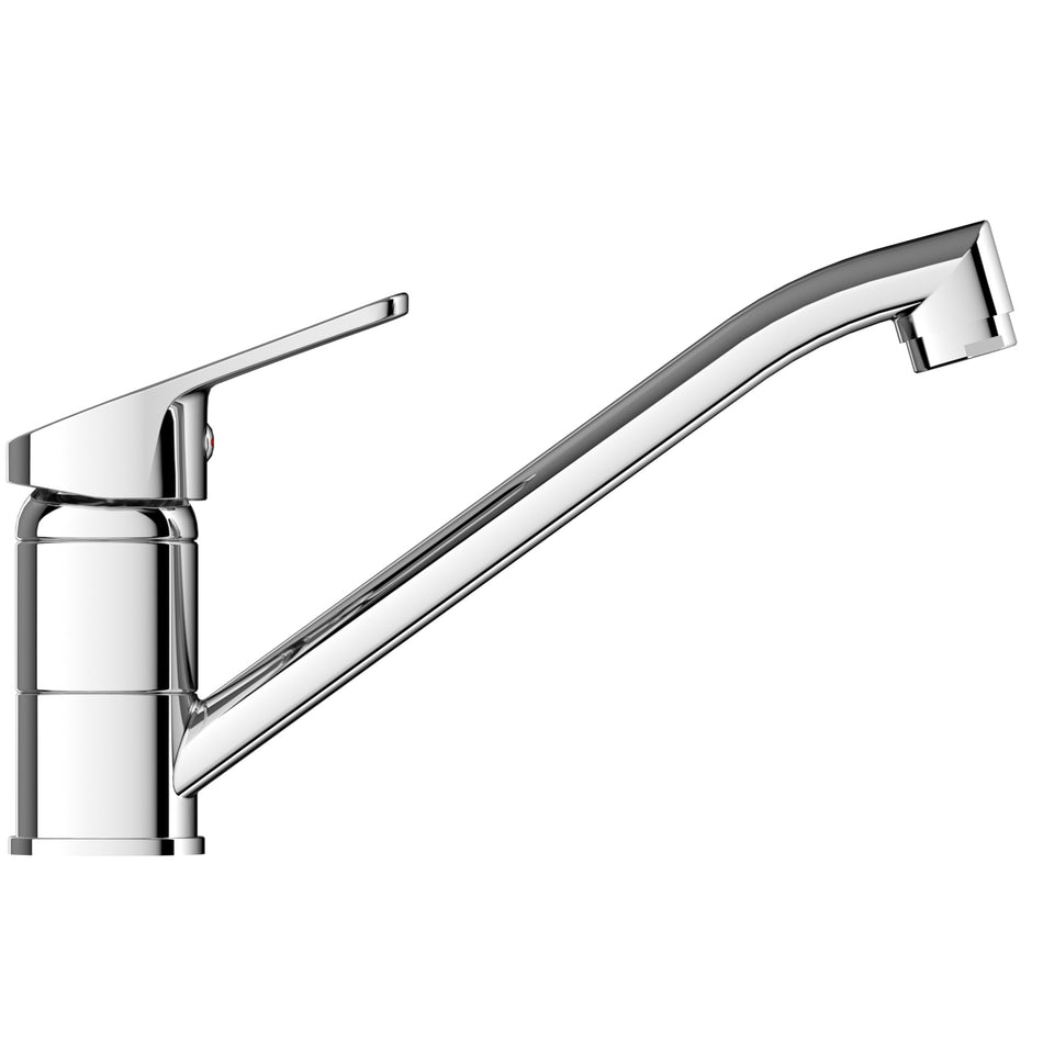 Chrome Plated Brass PRIVA Standing Kitchen Mixer Long Movable Spout