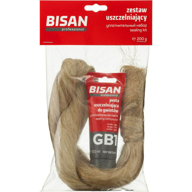 Plumbers Sealing Set, 100g Plumbing Hemp, 100g Pipe Sealing Paste Pipework Seal