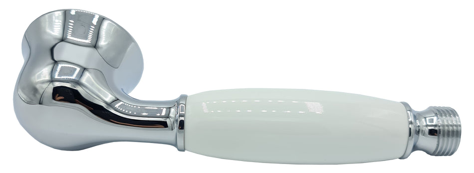 Retro Nostalgia Vintage Bath Shower Head Massive Chrome Brass 1/2 Inch Thread