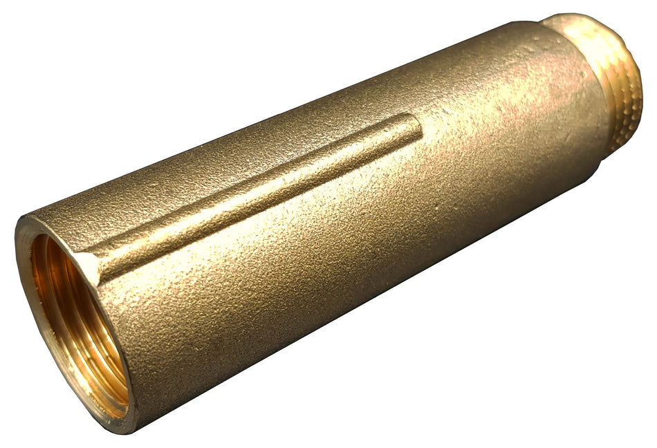 70mm x 1/2 Inch Tap Pipe Thread Extension Female x Male Cast Iron Brass Extender