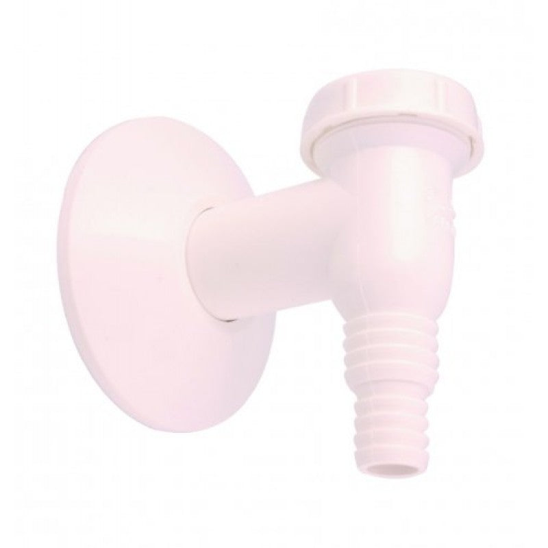 White Washing Machine Dishwasher Waste Pipe Drain Trap Kit Self Cutting Out Nozzle