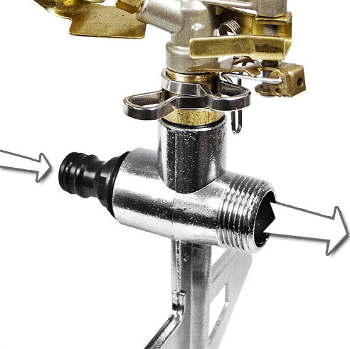 Professional Impulse Metal Spike Garden Sprinkler Hozelock Compatible Sprayer