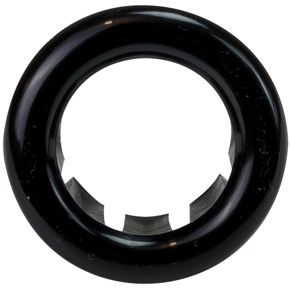 25mm Hole Sink Overflow Cover Black Collar Trim Bathroom Sink Basin