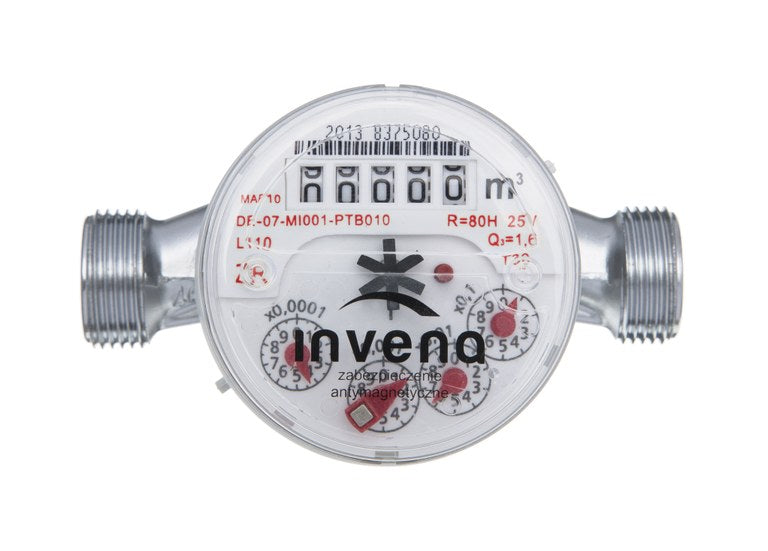 1/2 Inch Water Meter Cold Water Flow Meters House Garden, Fittings 1.6m3/h