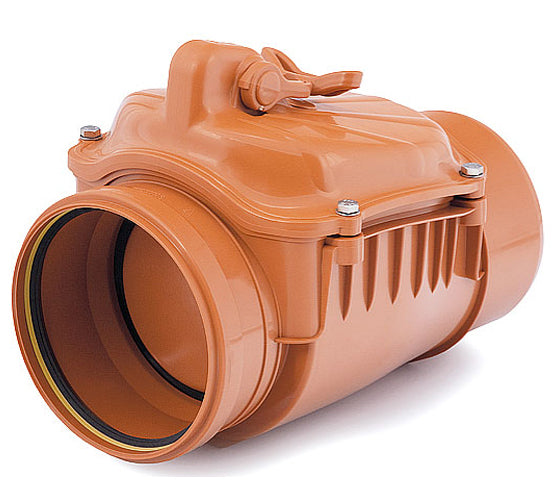 160mm Non-Return Anti-Flood Check Valve Horizontal Backwater Prevented
