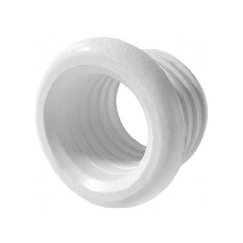 50x32mm Drain Pipe Reducer Rubber Connector Pushfit Waste Adapter White Reduction