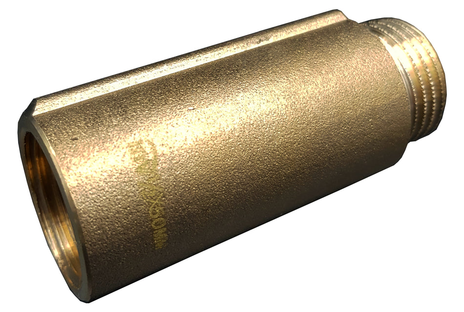 50mm x 1/2 Inch Tap Pipe Thread Extension Female x Male Cast Iron Brass Extender