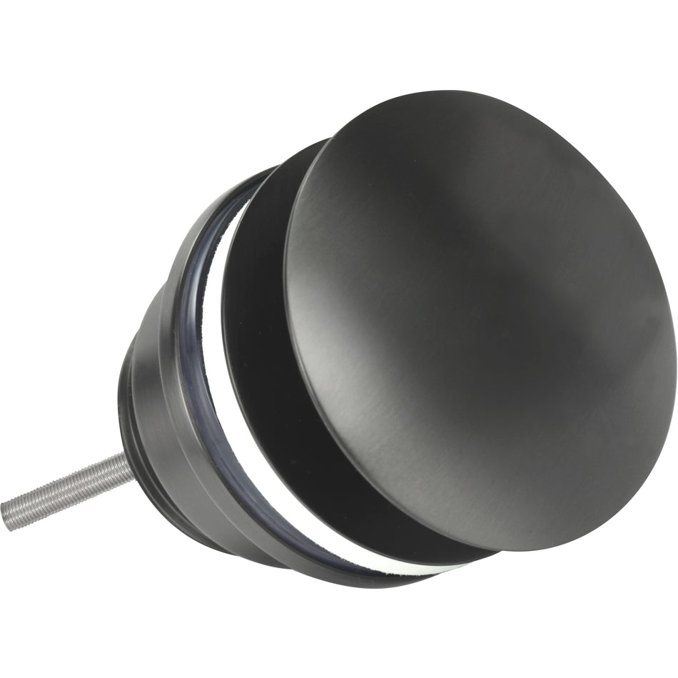 Graphite Colour Finished Click-Clack Bathroom Drain Waste Button Universal Type