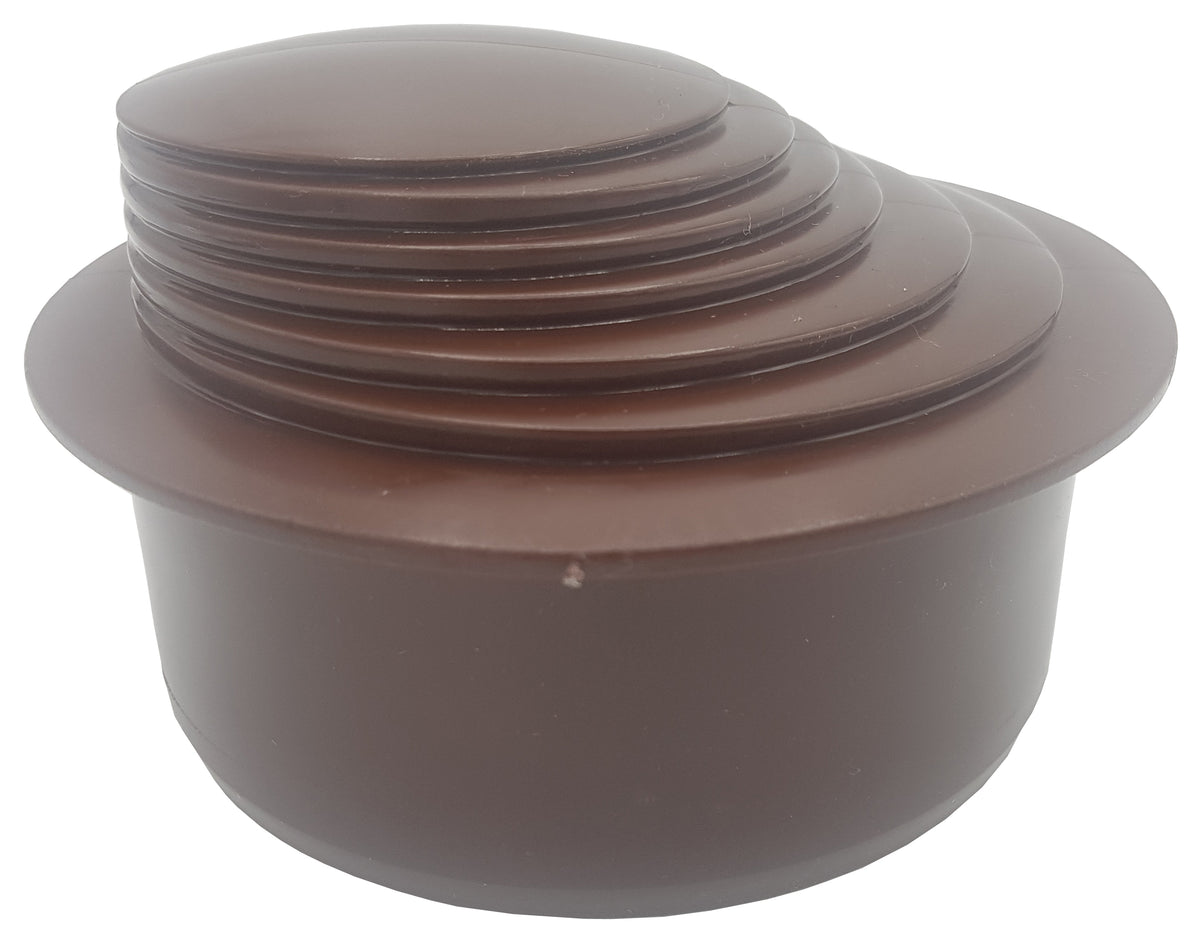 Reducer For Gutter Brown Colour Gutter Down Pipe Reducer 110mm to Any Size Reduction ...