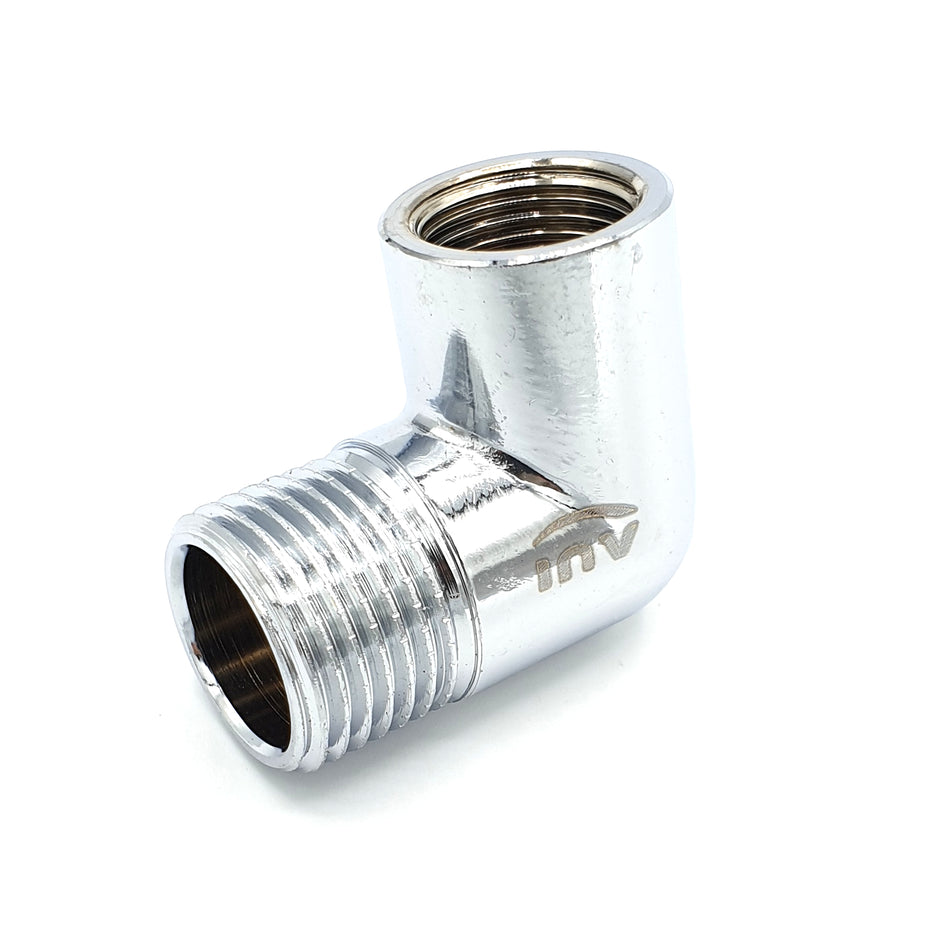1/2x3/8 Inch Elbow Male x Female Reducing Bush Adapter Thread Reducer