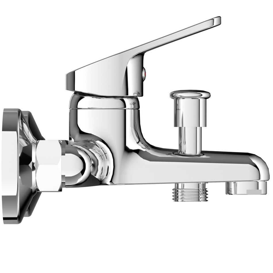 Bateria Wannowa PRIVA z Zestawem Prysznicowym Chromowana