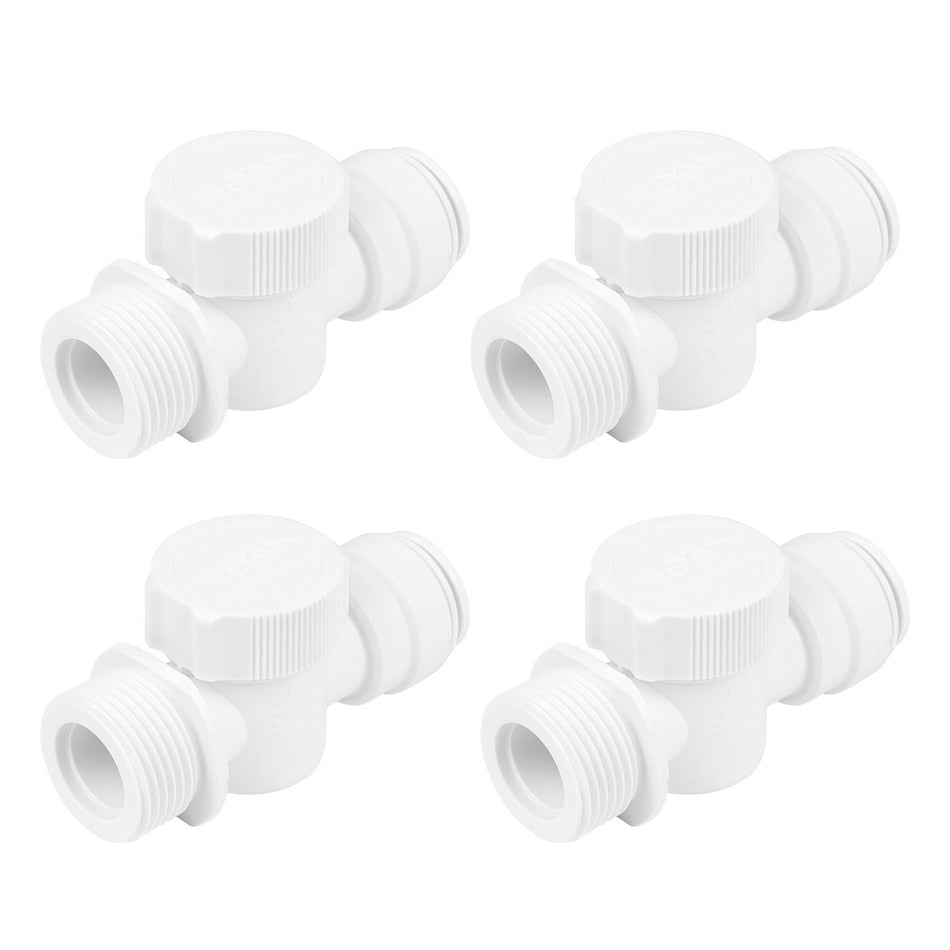 4x Emergency Shut-Off 15mm x 3/4" John Guest JG Speedfit