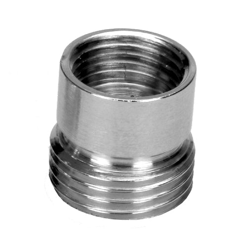 1/2x3/8 Inch Pipe Thread Reduction Male x Female Adaptor Fittings Chrome