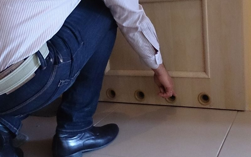 4 x White Color Mini Circle Collar Air Vent Grille Door Ventilation Cover