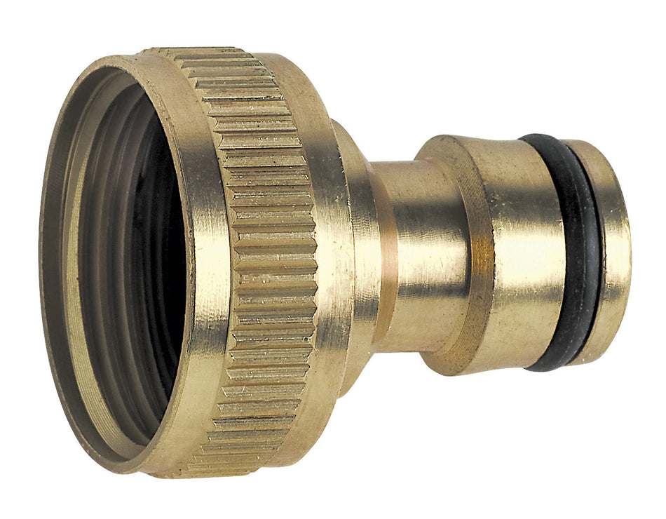 3/4 Inch Hozelock Compatible Threaded Female Tap Connector Brass