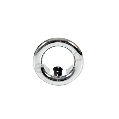25mm Hole Sink Overflow Cover Small Chromed Rosette Collar for Bathroom