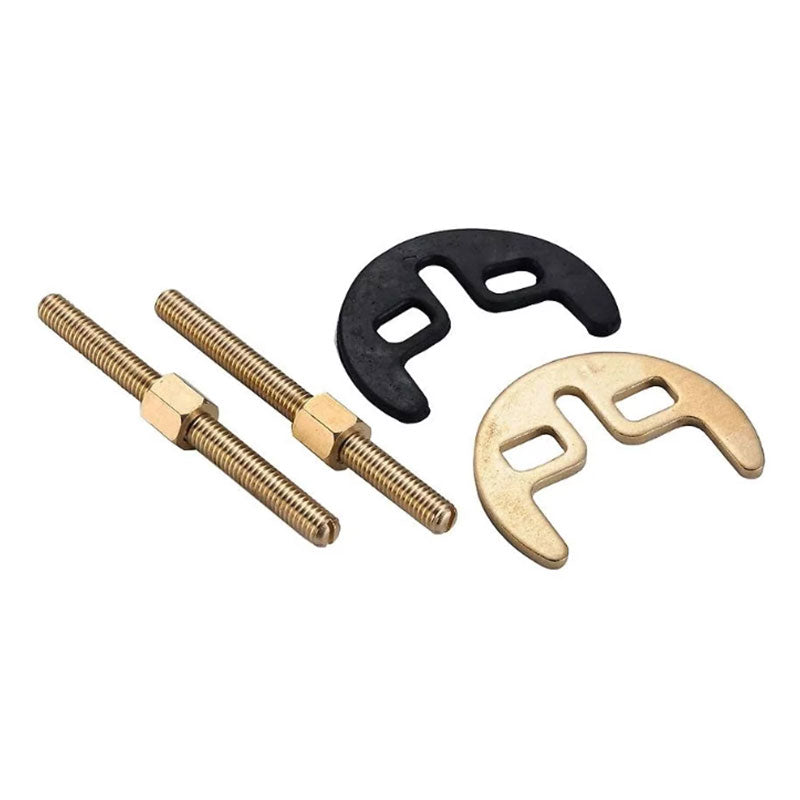 Bathroom Kitchen Faucet Tap Universal Mounting Set Plate + Screws + Gaskets