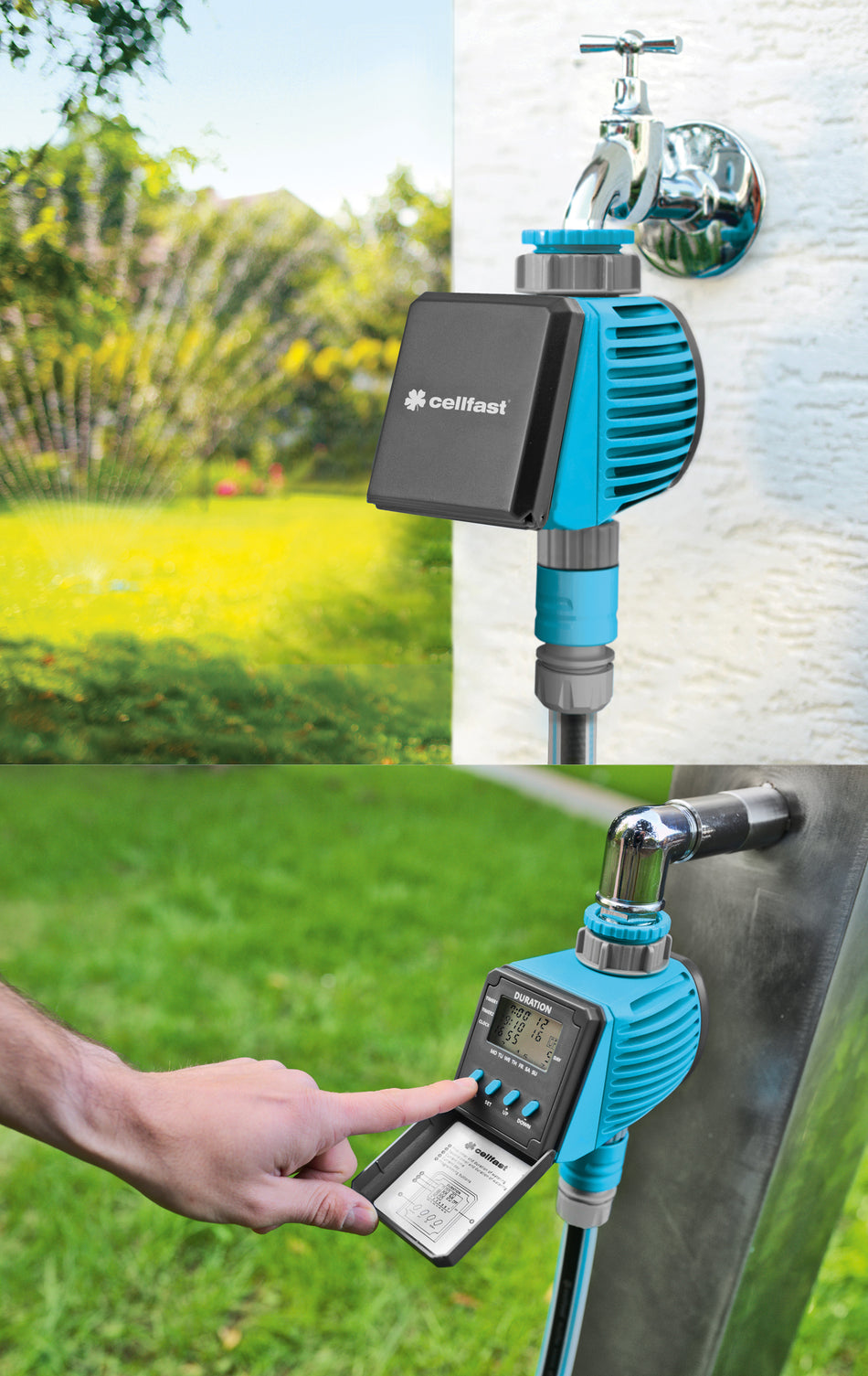 Automatic/Manual Programmable Digital Water Timer for Garden Watering Hose