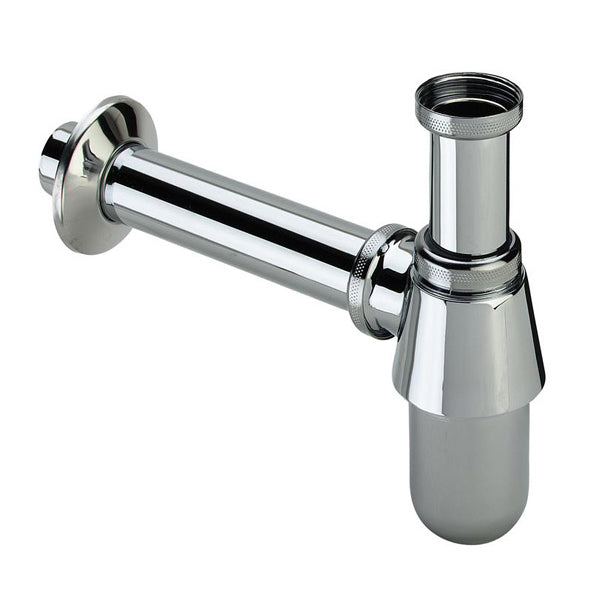 5/4 Inch x 32mm Drain Waste Bottle Trap Decorative Chromed Brass Bathroom Basin Sink