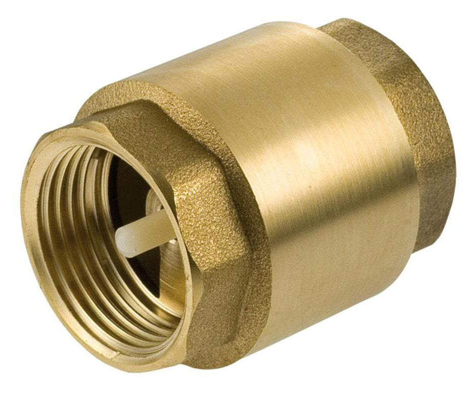 1/2 Inch Non-Return Check Valve Female Brass With Plastic Insert