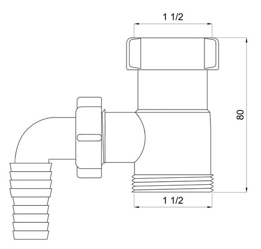 1 1/2 Inch x 40mm Drain Waste Trap Pipe Extension Connector With Dishwasher Input