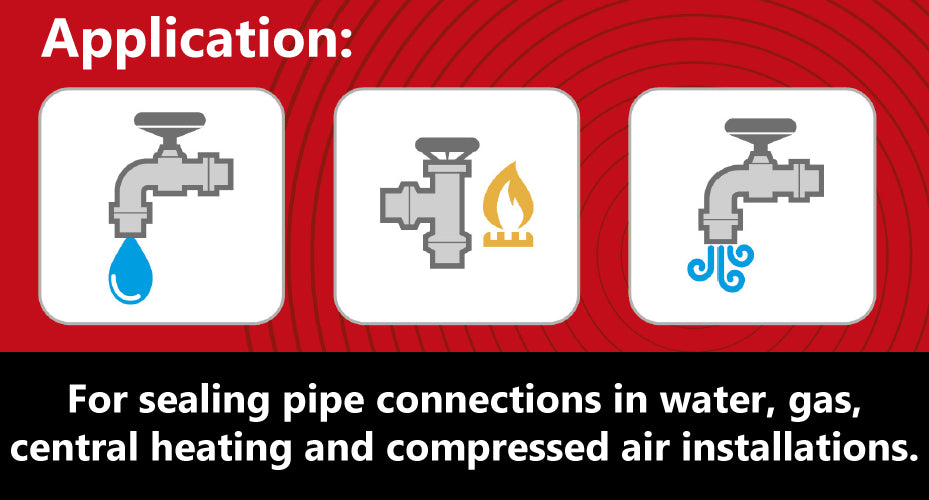 30m Pipe Sealing Cord String Line Anti-Leak Water Gas Air Systems