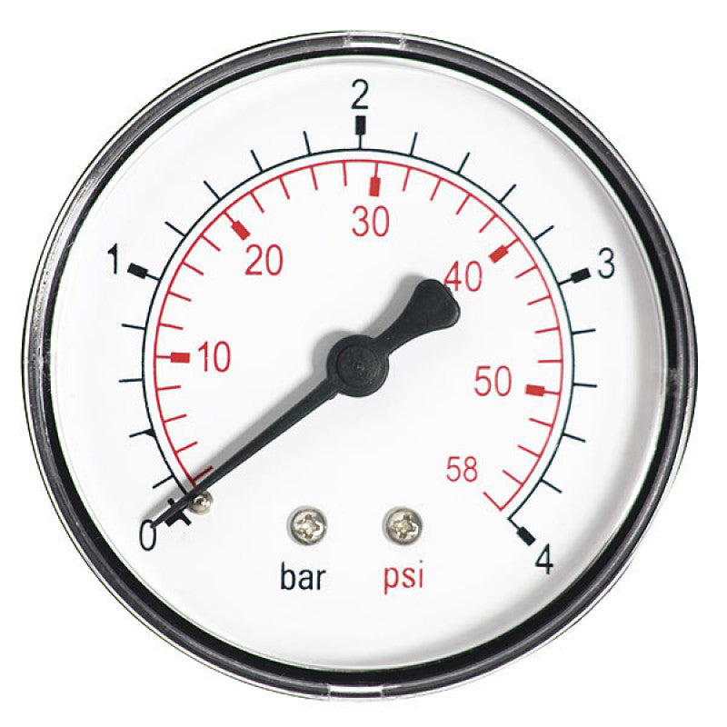 1.6 Bar Pressure Gauge Air Oil Water 1/4 Inch Rear Entrance Manometer 63mm