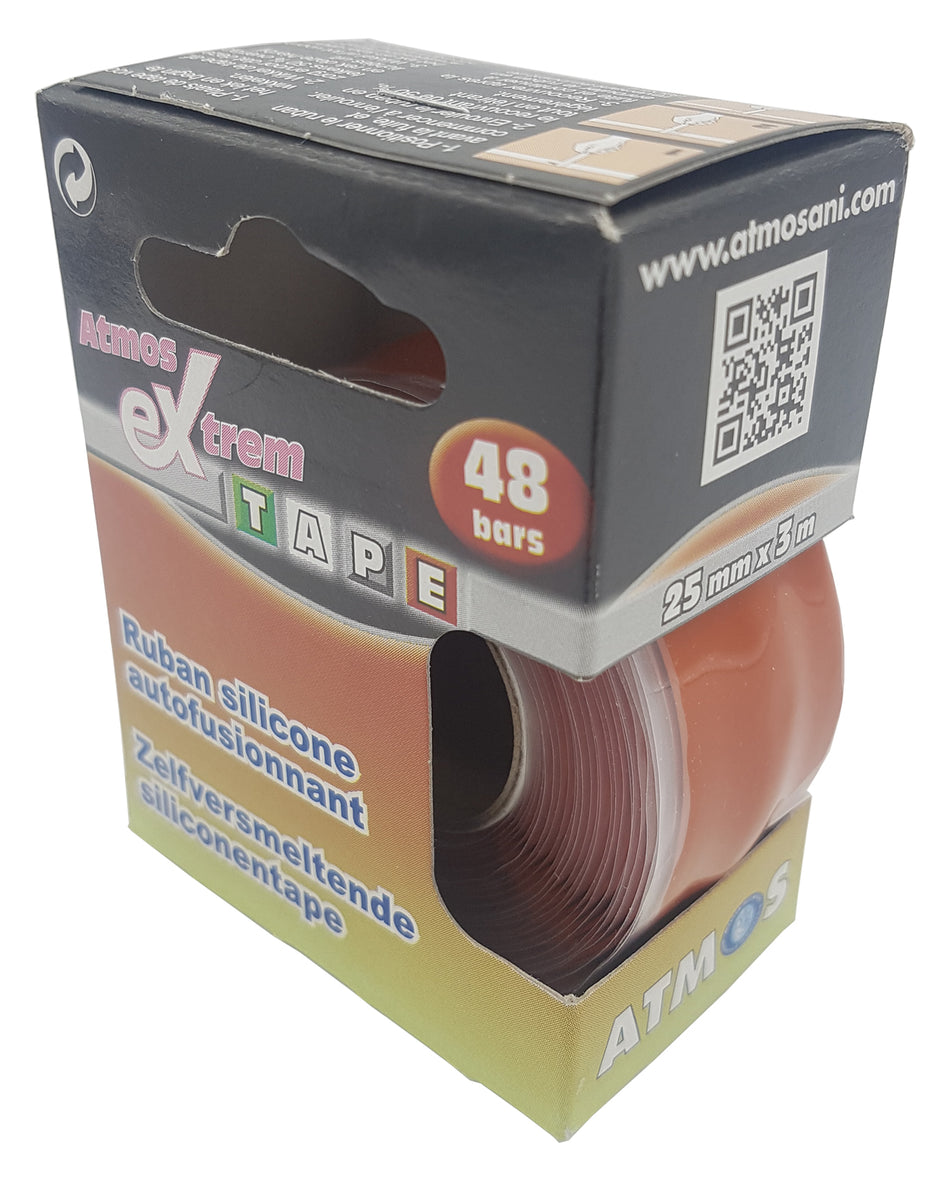 Red Silicone Tape Self-fusing Elastic Insulating Leakproof Strong Resistant