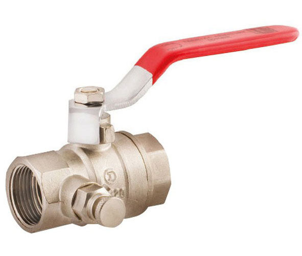 6/4 Inch Inline Water Ball Valve Female Thread With Drain Valve