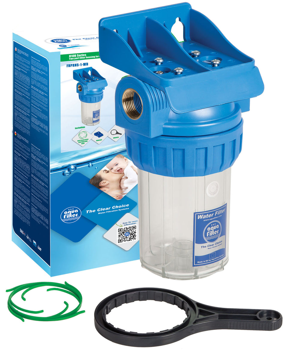 1 Inch x 5 Inch Filter Housing In-line Water Filtration Set Brass Insert