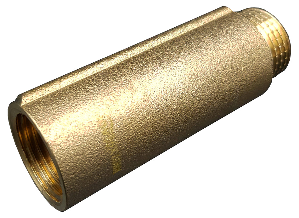 60mm x 1/2 Inch Tap Pipe Thread Extension Female x Male Cast Iron Brass Extender