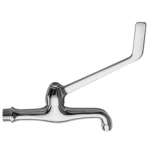 Chrome Plated Brass Wall Mounted Tap Disabled Mobility Easy Usable Long Lever
