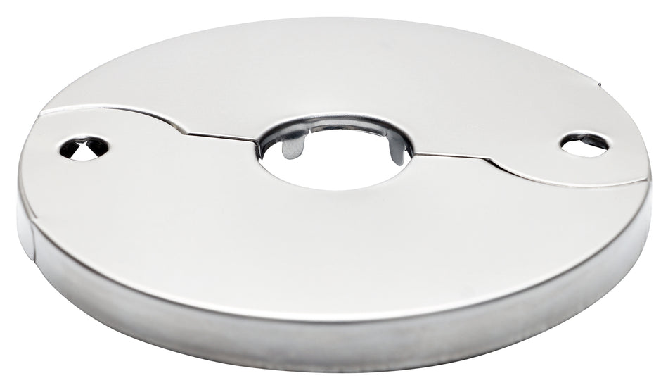 21mm (1/2") Split Two-Piece Collar Chrome Plated Steel Valve Hole Cover Tap Rose