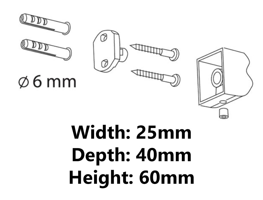 Single Hook Hanger Wall Dressing-Gown Towel Bathroom Black Powder Coated Zamak