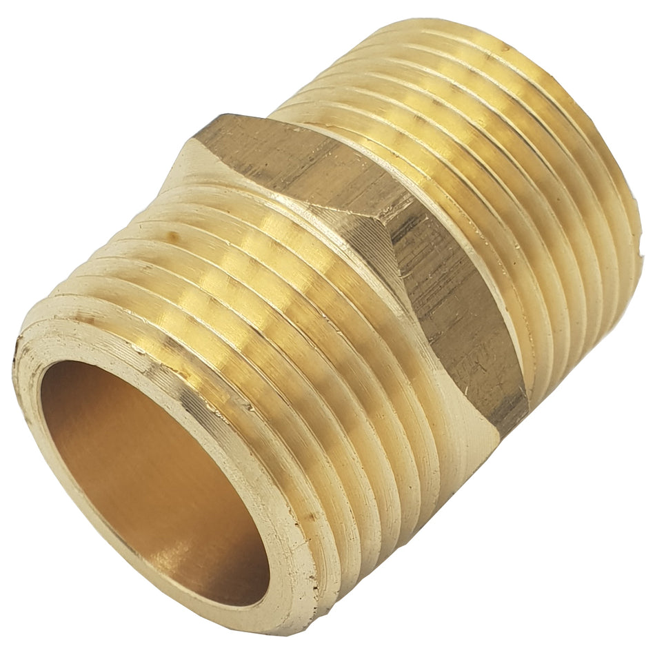 1/2" BSP x NPT Male Union Nipple Thread Joiner Adaptor UK Thread to American