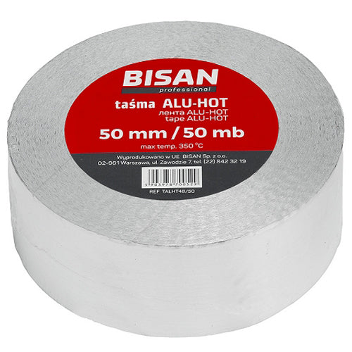 50m Long Reinforced Insulation Aluminium Tape Ventilation Systems 48mm Wide