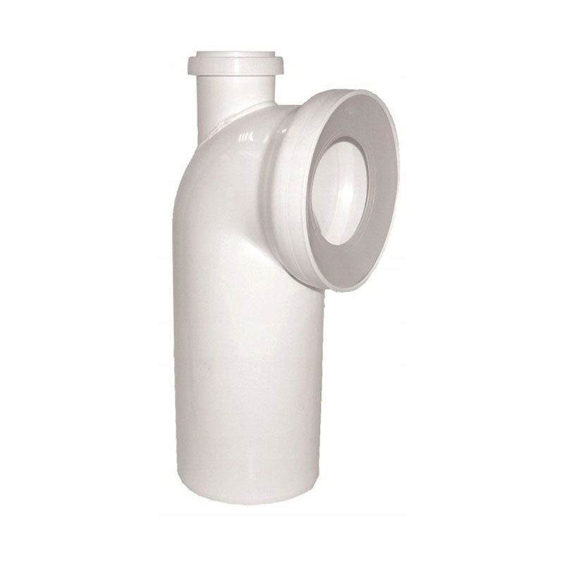 110mm WC Toilet Waste Water Pan Soil Pipe Connector with 50mm Side Inlet