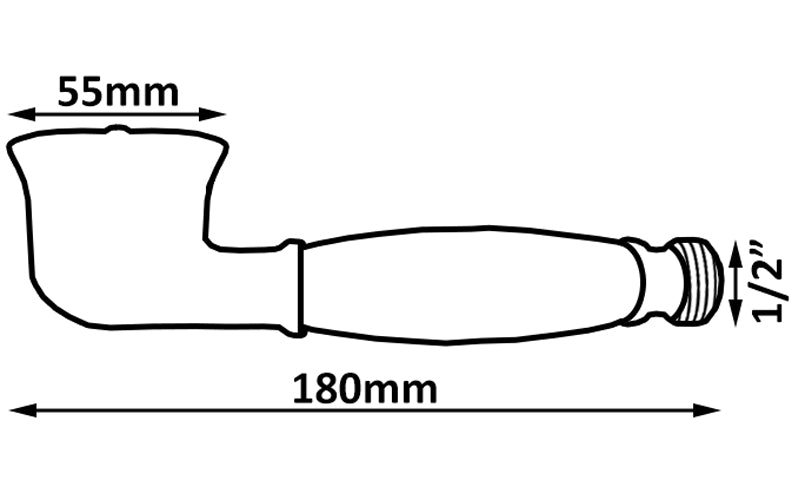 Antique Brass Stylized Bath Shower Head Bathroom Decorative Replacement