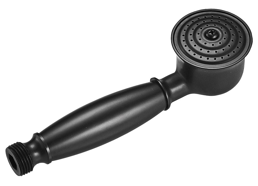 Black Brass Stylized Bath Shower Head Bathroom Decorative Replacement