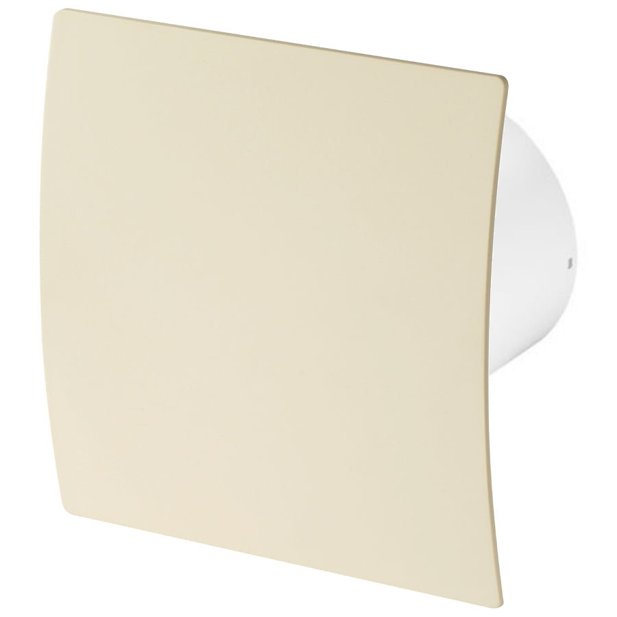 100mm Standard Extractor Fan Ecru ABS Front Panel ESCUDO Wall Ceiling Ventilation