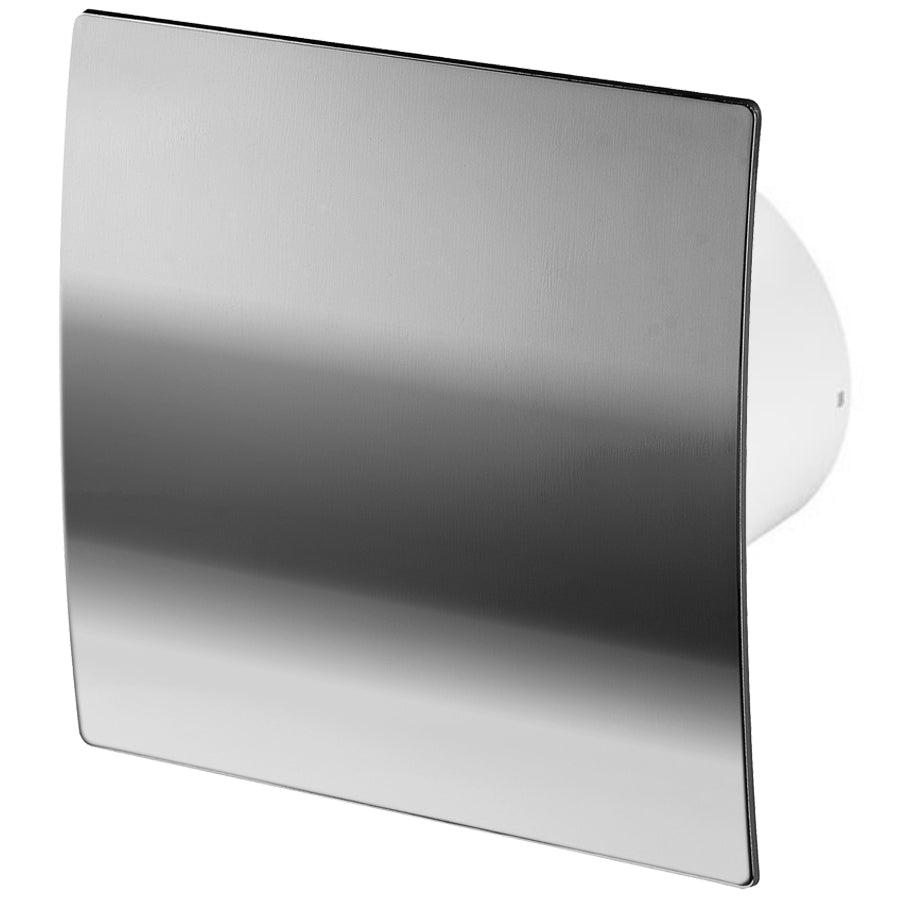 125mm Humidity Sensor Extractor Fan Chrome ABS Front Panel ESCUDO Wall ...