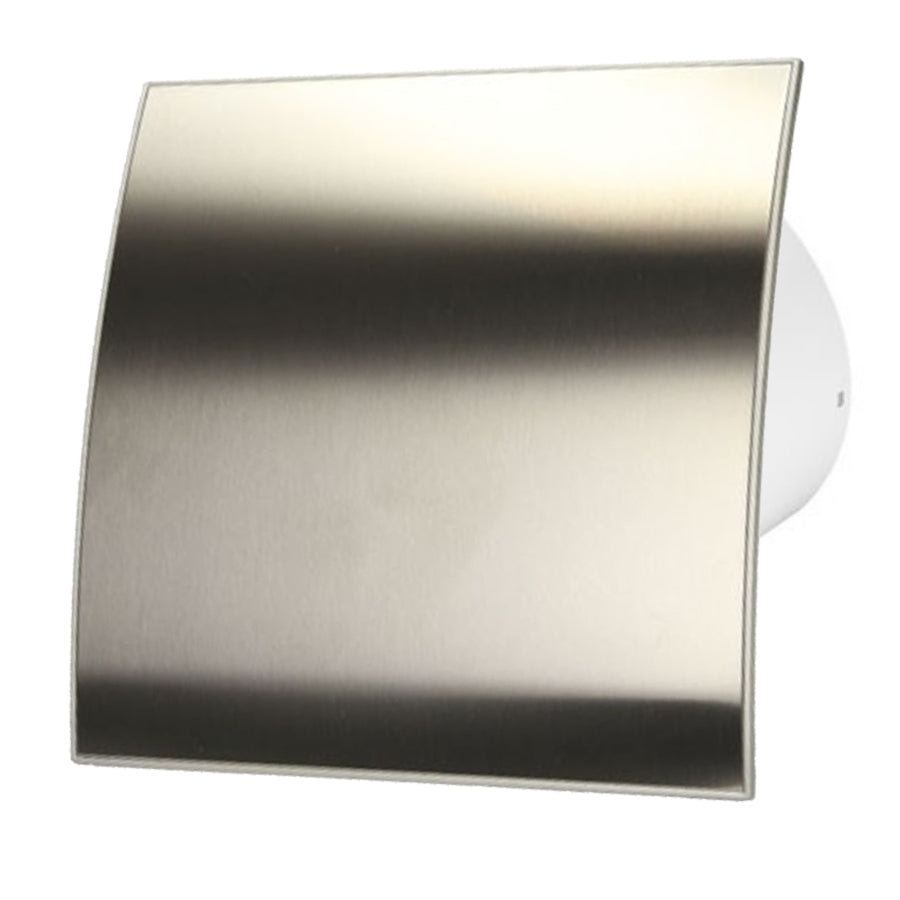 125mm Timer Extractor Fan Inox Front Panel ESCUDO Wall Ceiling Ventilation